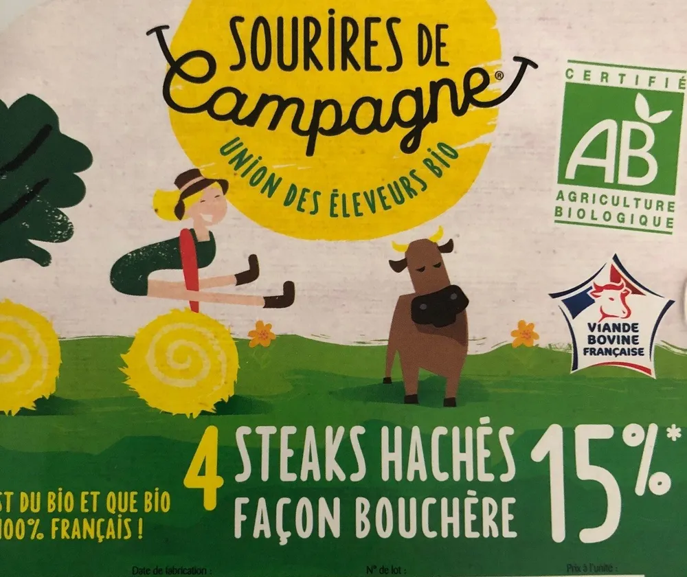 4 steack hachés façon