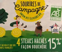 4 steack hachés façon
