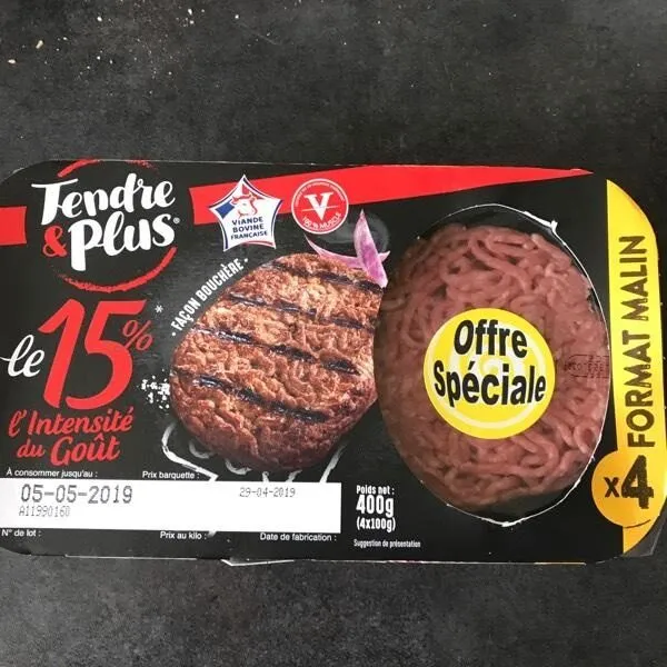 Le 15% l'intensité du Goût