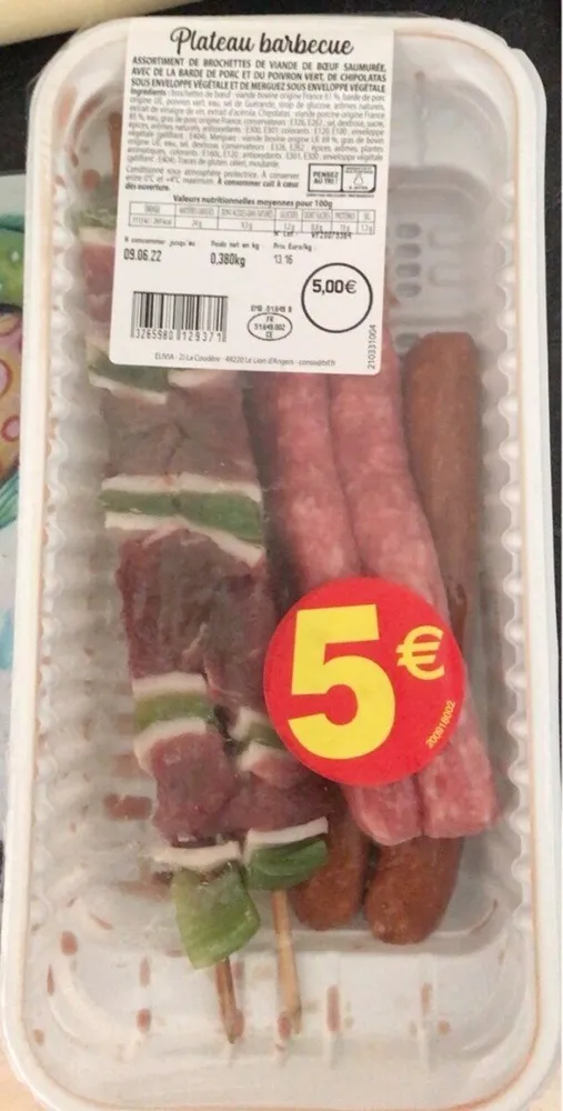 Plateau barbecue
