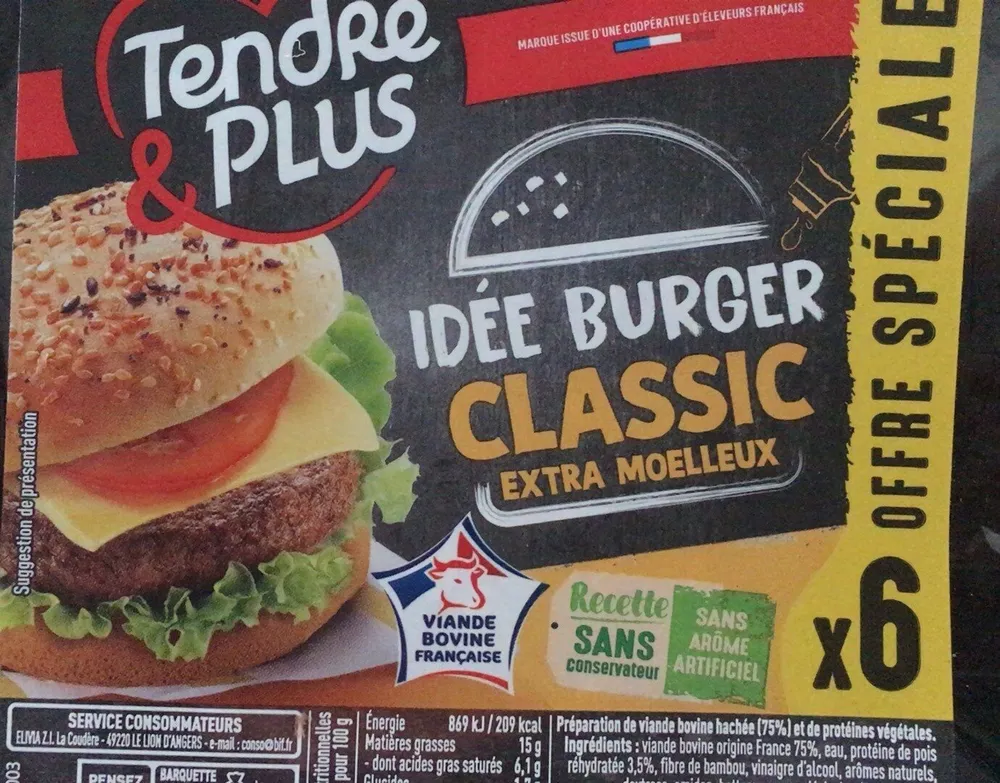 Idee burger classic