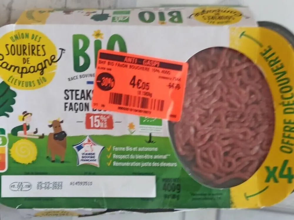 Steacks hachs façon bouchère