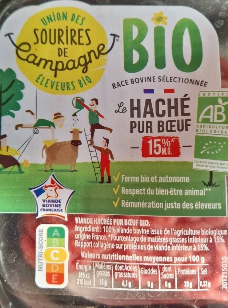 Haché pur Bœuf Bio