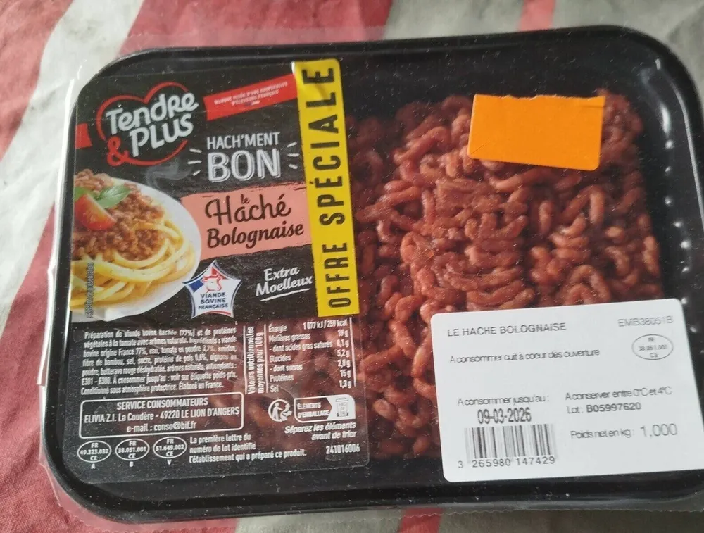Viande hachée bolognaise