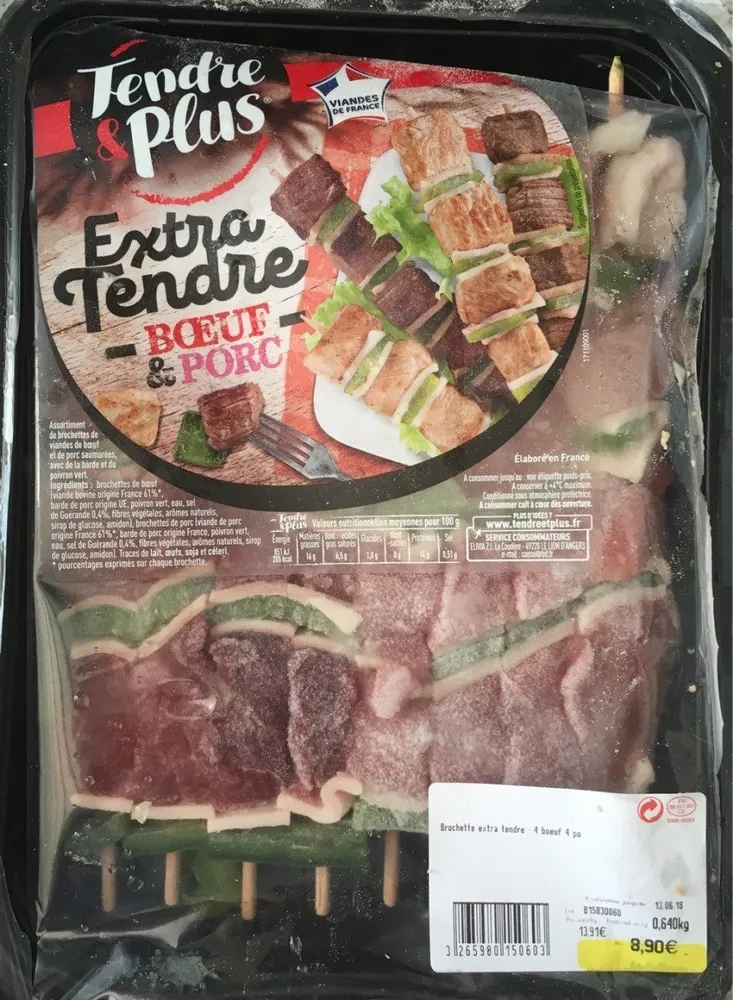 Extra Tendre - Boeuf & Porc