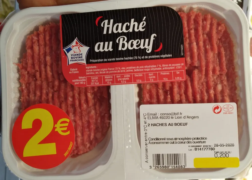 Haché au boeuf