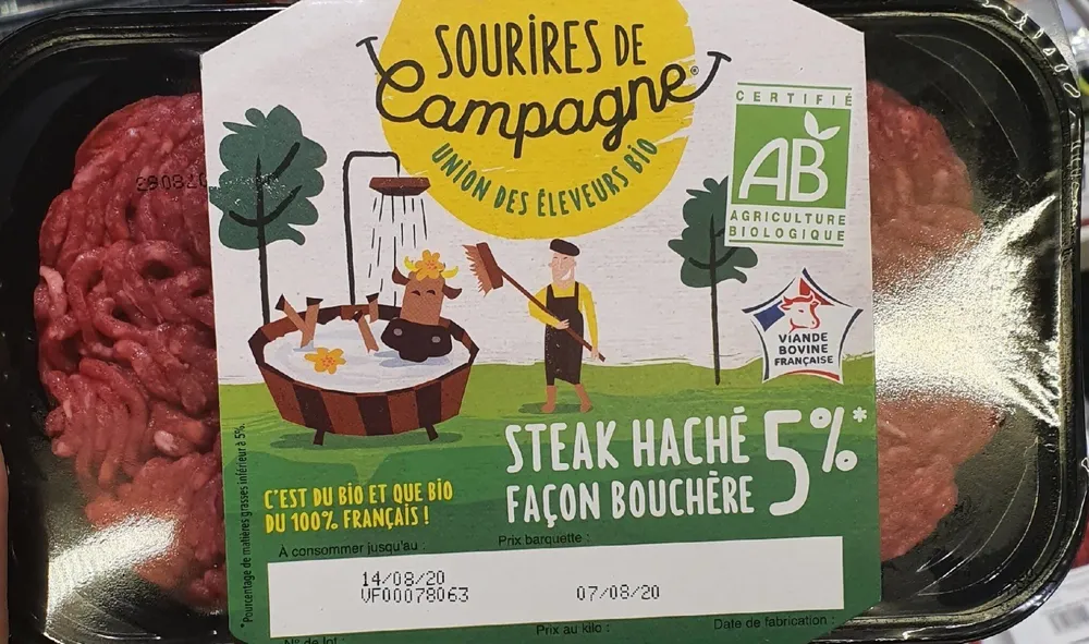 Steak haché façon bouchère 5%