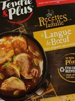 La langue de boeuf sauce piquante aux cornichons