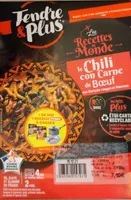 Le Chili Con Carne de boeuf aux haricots rouges et poivrons