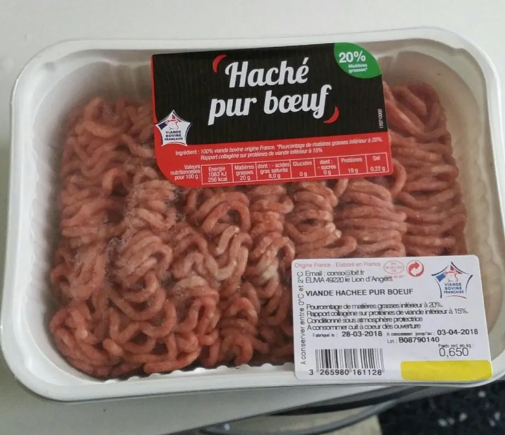 Haché pur boeuf