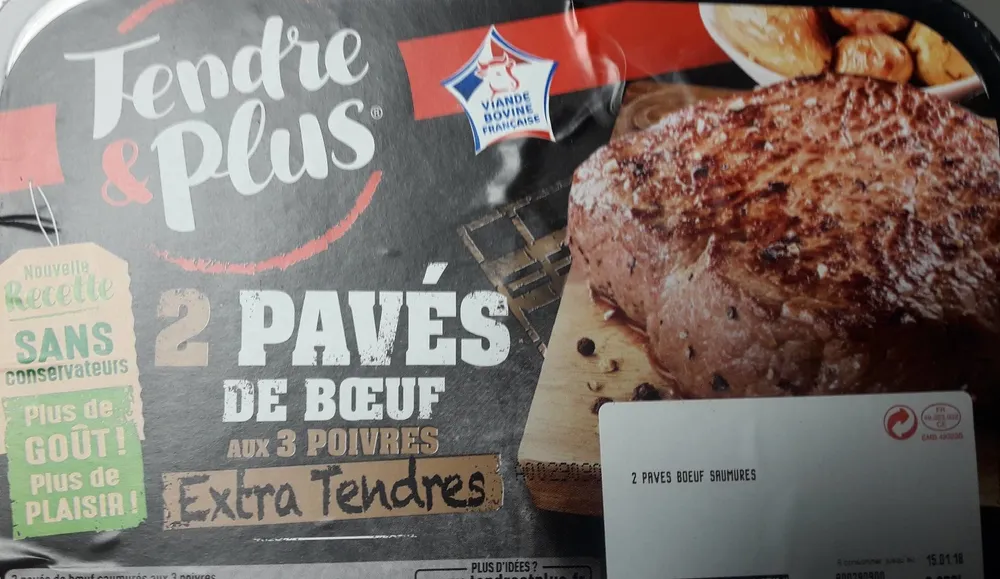 2 pavés de boeuf