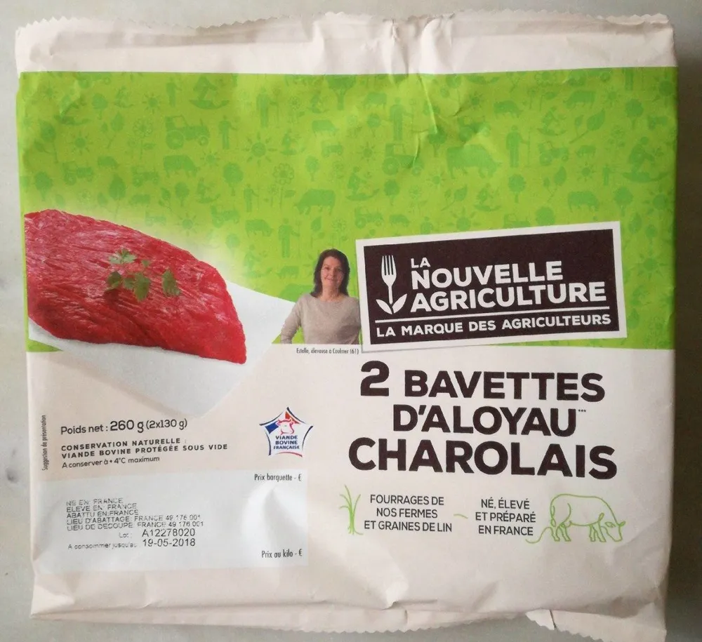 2 bavettes d'Aloyau Charolais