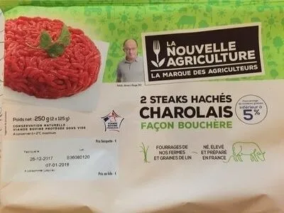 2 steaks hachés charolais
