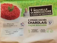 2 steaks hachés charolais