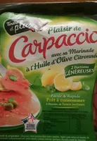 Carpaccio marinade huile d'olive citronnée