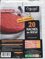 Hachés au boeuf surgelés