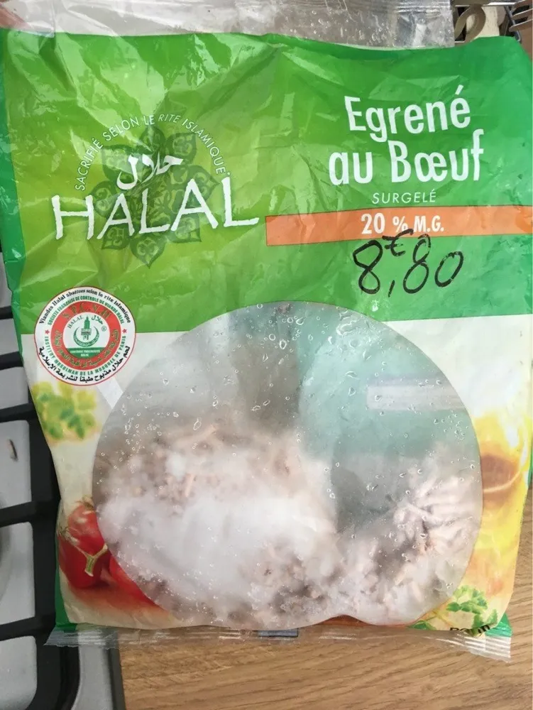 Egrené au boeuf