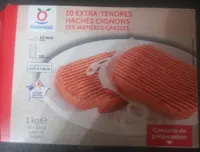 Extra tendre hachés oignons