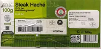 38367 STEAKS HACHES SURGELES HALAL RONDS 60 X100G