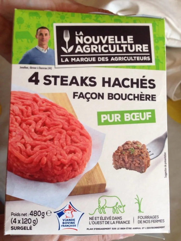 4 steaks hachés façon bouchère