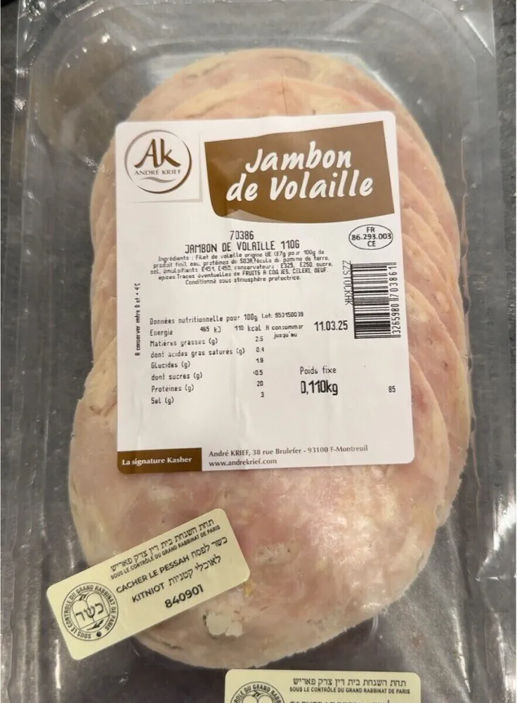 Jambon de volaille