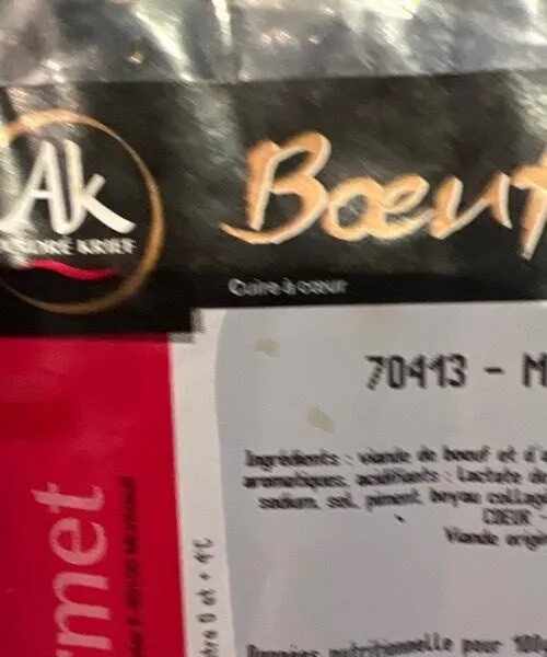 Merguez bœuf