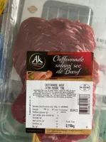 Chiffonnade salami sec de boeuf