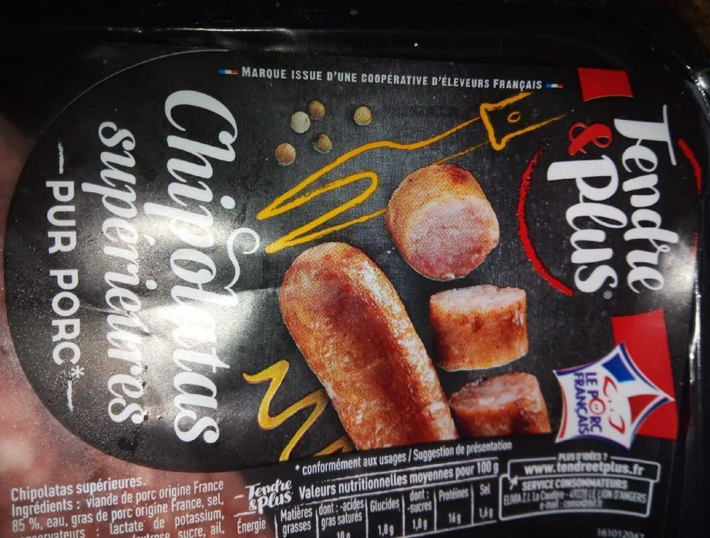 12 chipolatas Supérieur