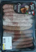 Plateau sélection chipolatas et merguez