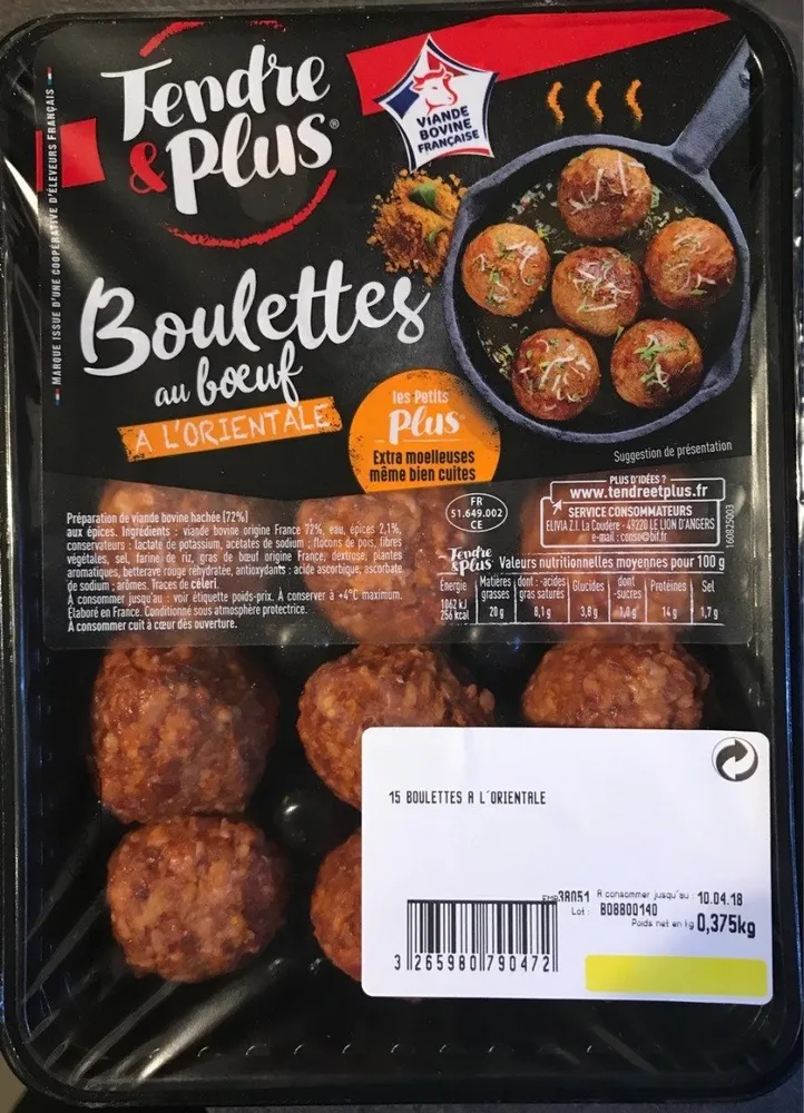 Boulettes  au boeuf à l'orientale