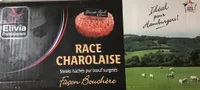 Race charolaise steaks hachés pur boeuf surgelés