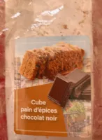 Cube pain d’épuces chocolat noir