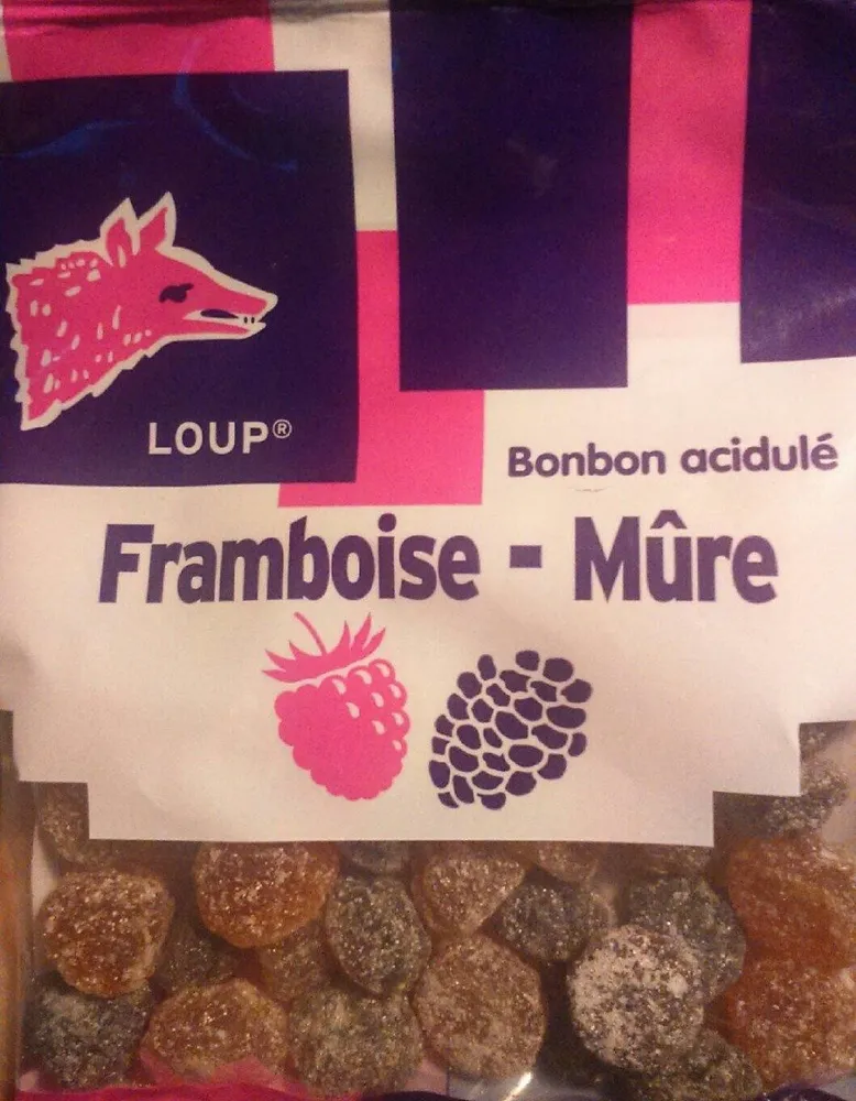 Bonbons acidulé Framboise - Mûre