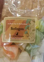Berlingots fruits- bonbon de sucre cuit aromatisés