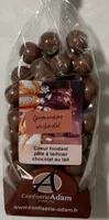 Gourmandise au chocolat, cœur fondant pâte à tartiner au lait