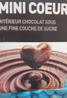 Mini cœur intérieur chocolat