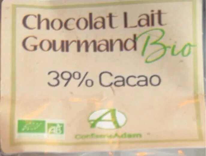 Ours chocolat lait gourmand bio