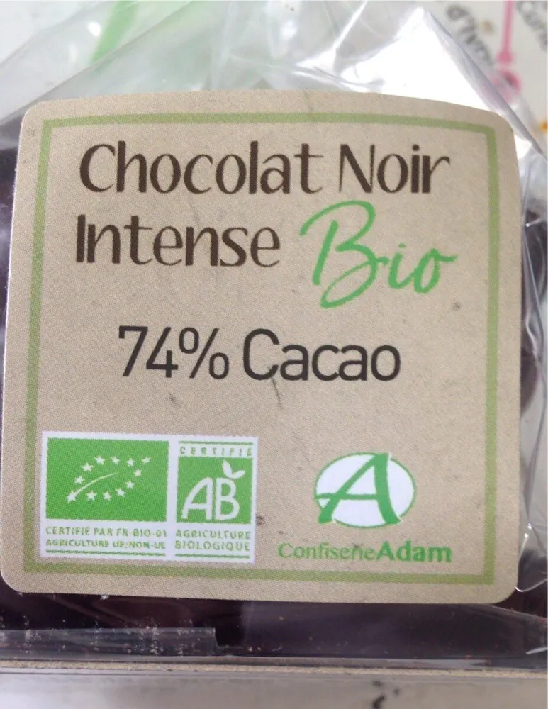 Père Noël au chocolat noir