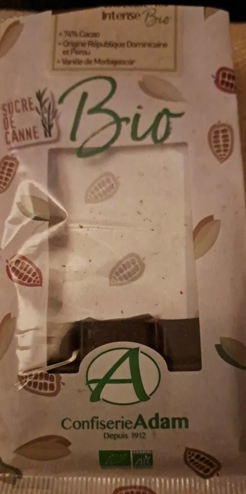 Bio tablette chocolat noir