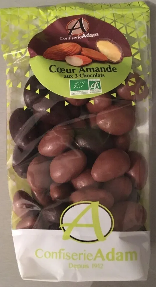 Bio-amandes aux 3 chocolats