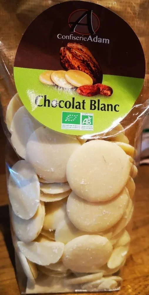 Bio-Pastille de chocolat blanc