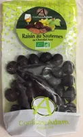 Raisin au sauterne au chocolat noir
