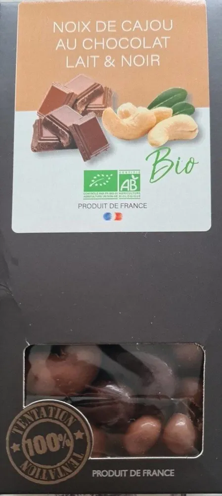 Noix de Cajou au chocolat lait et noir