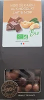 Noix de Cajou au chocolat lait et noir