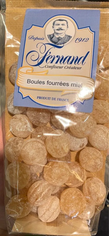 Boules fourrées miel