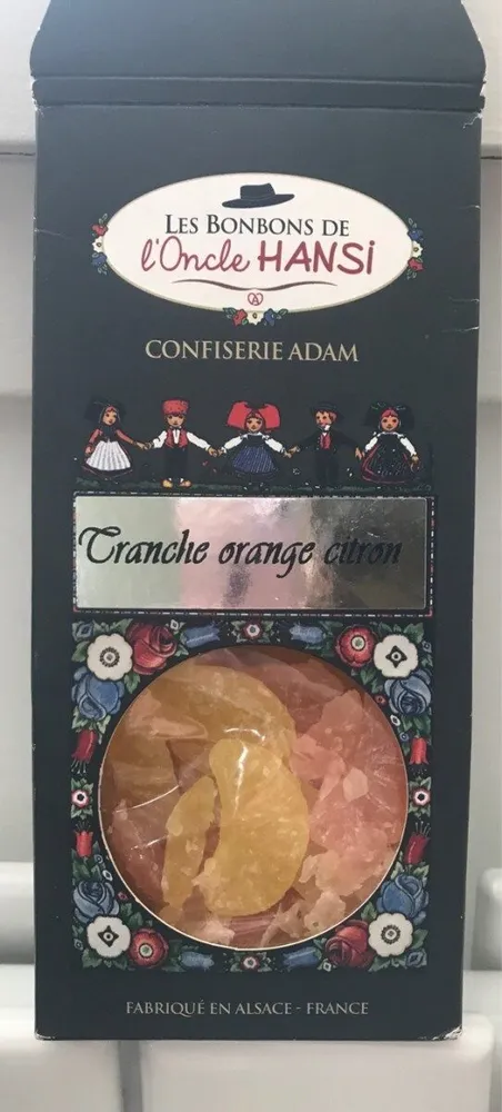 Tranche orange citron