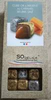 Cube or et argent au caramel beurre salé