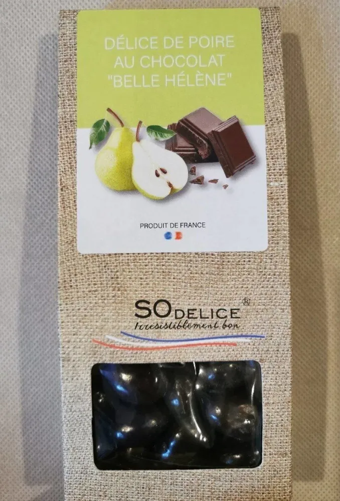 Délice de poire au chocolat "Belle Hélène"