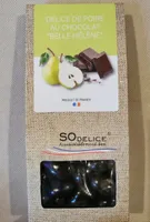 Délice de poire au chocolat "Belle Hélène"