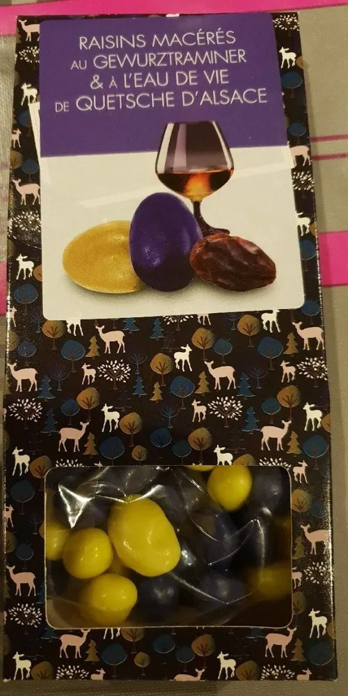 Raisins macérés au gewurztraminer